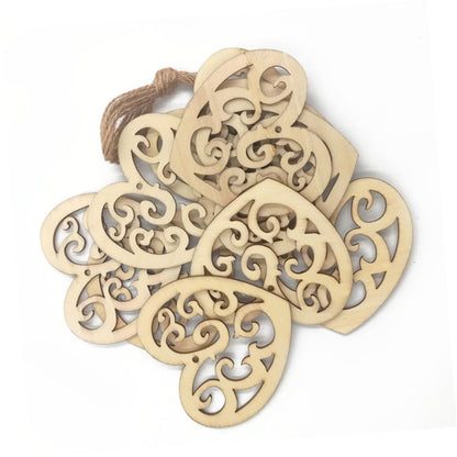 SEWOART Wooden Embellishments Crafts en Wood Log Slices - WoodArtSupply