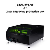 Laser Engraver Enclosure, Laser Cutting Machine Cover Laser Cutter Cover Cutter Engraving Cutting Machine Protective Cover for A5 Series AUNMAS