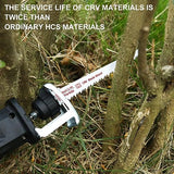 Hanida 9-Inch Wood Pruning Saw Blades for Reciprocating/Sawzall Saws - Wood Cutting Set - 12 Pack Hanida