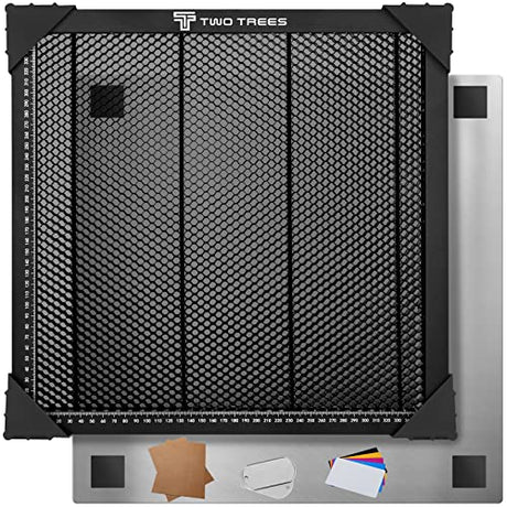 400 * 400mm Honeycomb Laser Bed Honeycomb Working Table Laser Honeycomb for CO2 or Laser Engraver Cutting Machine with Aluminum Plate with Engraving Usongshine