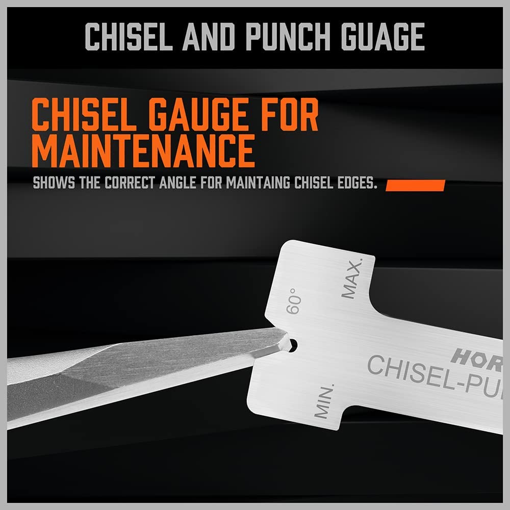 HORUSDY 28-Piece Heavy Duty Punch and Chisel Set, Including Taper Punch, Cold Chisels, Pin Punch, Center Punch HORUSDY