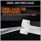 HORUSDY 28-Piece Heavy Duty Punch and Chisel Set, Including Taper Punch, Cold Chisels, Pin Punch, Center Punch HORUSDY