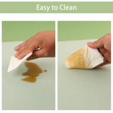Janeart Clear Silicone Mat for Kitchen Counter, 10.24”x 14.2”(1MM) Non-slip Countertop Protector Liner, Small Non-Stick Baking Mat, Heat Resistant Janeart