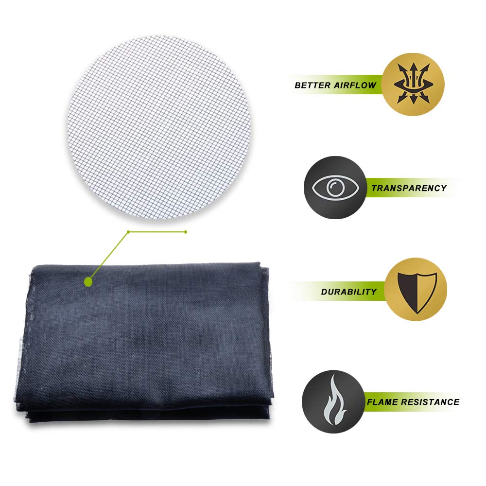 Garage Door Screen, 16x7 Ft Magnetic Closure Heavy Duty Weighted Bottom Garage Screen Doors for 2 Car Garage, Fiberglass Mesh Anti Annoying Animal PICK FOR LIFE