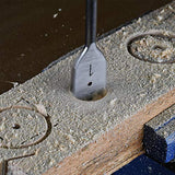 Luckyway 6-Piece 3/8 Inch to 1 Inch Spade Drill Bits Set for Wood, Plastic, Aluminum Hole Cutting Luckyway