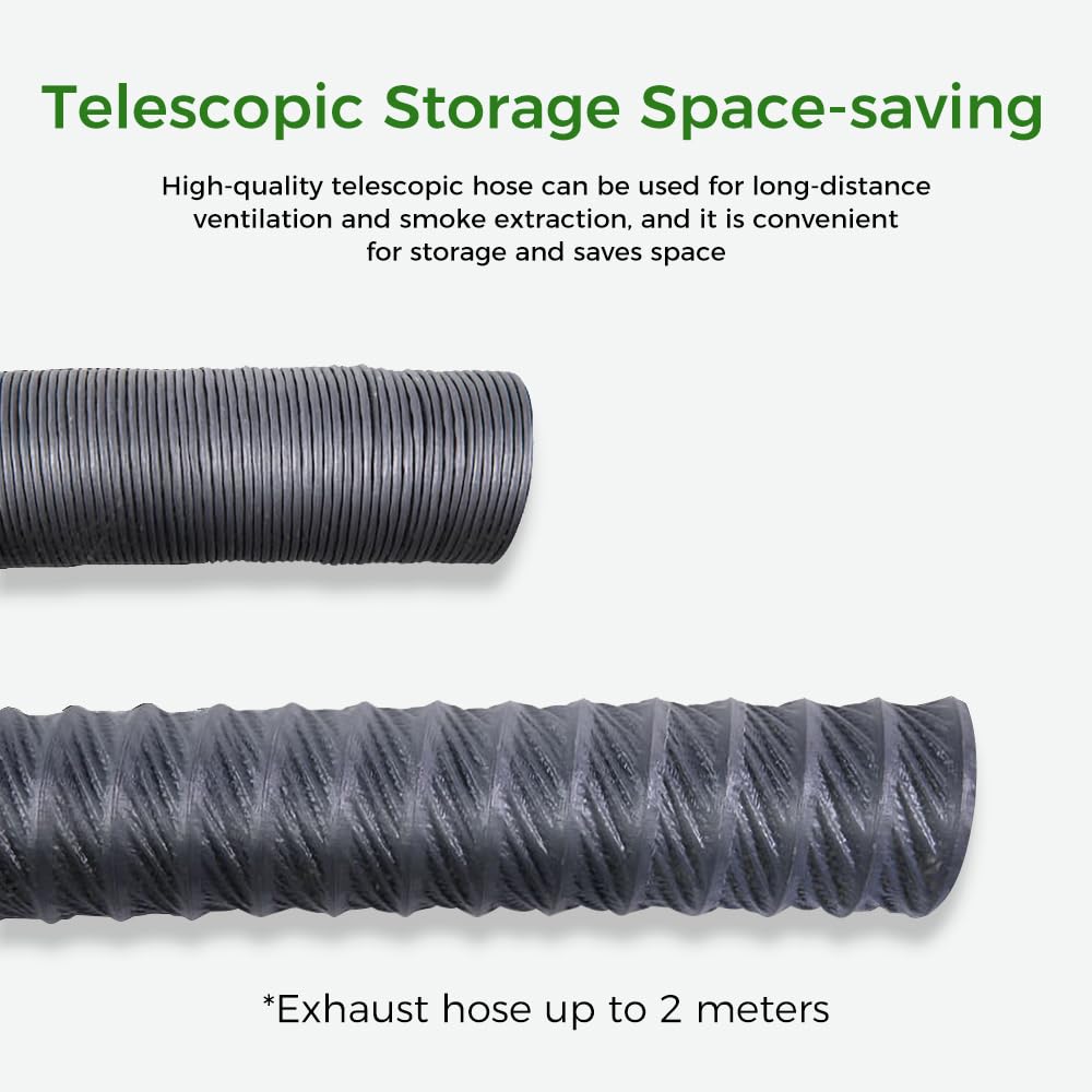 Creality Official Fume Extraction Kit, 4000 RPM High-Efficiency Ventilation Fan, Exhaust Smoke & Odors, Compatible for 3D Printer Enclosure with Fan Creality