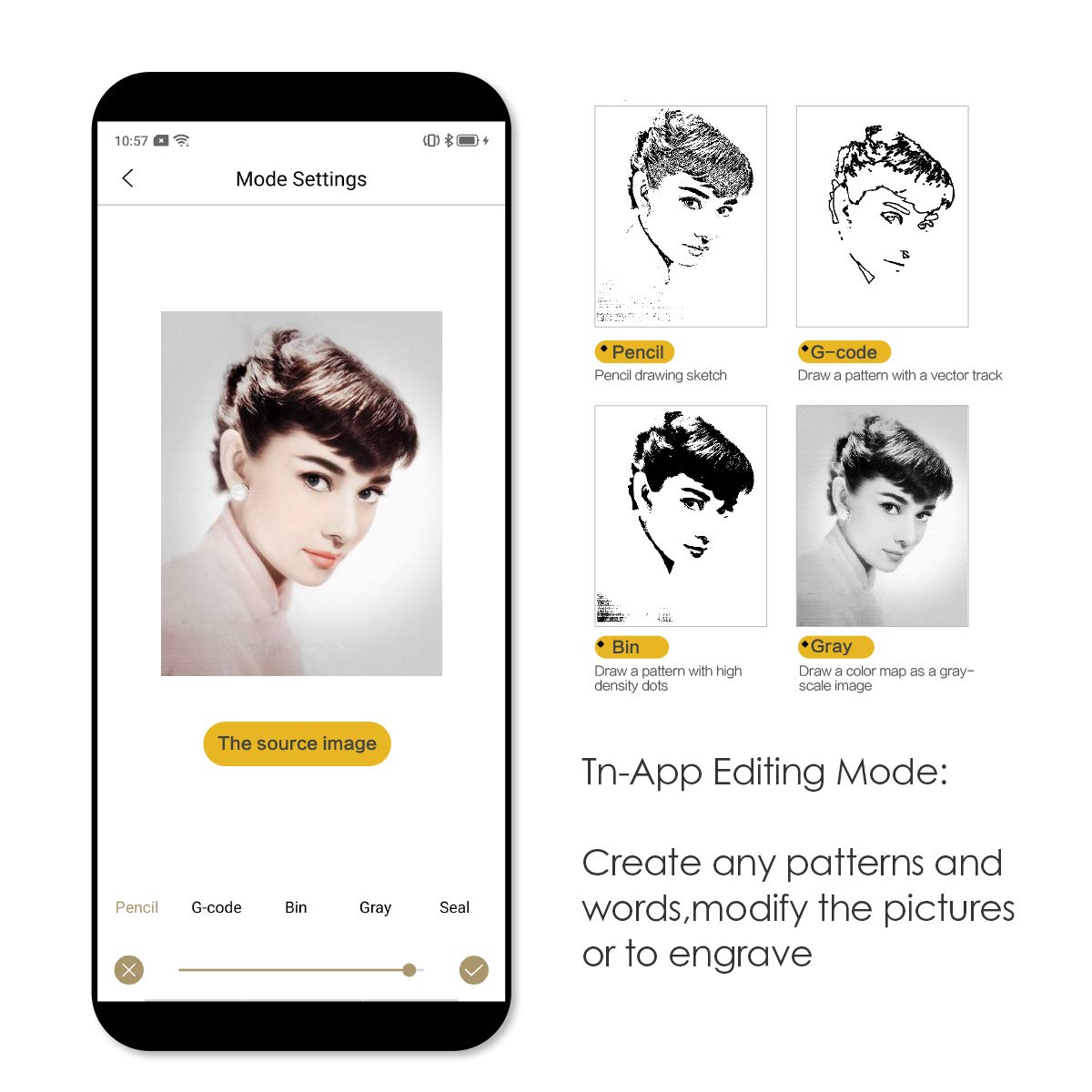 LaserPecker 1 Pro (Basic) Laser Engraver, DIY Mini Etcher Portable Design High Precision Engraving for Wood Felt Leather - Protective Goggles LaserPecker