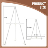 abitcha Art Easel Wooden Stand - 63" Portable Tripod Display Artist Easel - Adjustable Floor Wood Poster Stand for Wedding, Painting, Drawing, abitcha