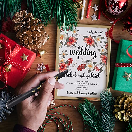 GETHPEN Calligraphy Pens,Hand Lettering Pens, Calligraphy Brush Pen set for Beginners Writing, Sketching, Scrapbooking, Journaling, Soft and Fine GETHPEN