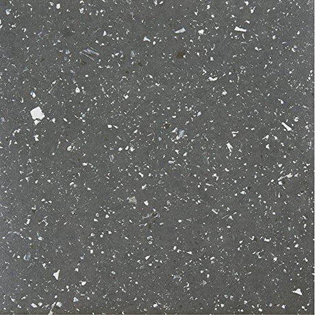 Sterling Self Adhesive 12-Inch Vinyl Floor Tiles, 20 Tiles - 12" x 12", Black Speckled Granite Pattern - Peel & Stick, DIY Flooring for Kitchen, Achim