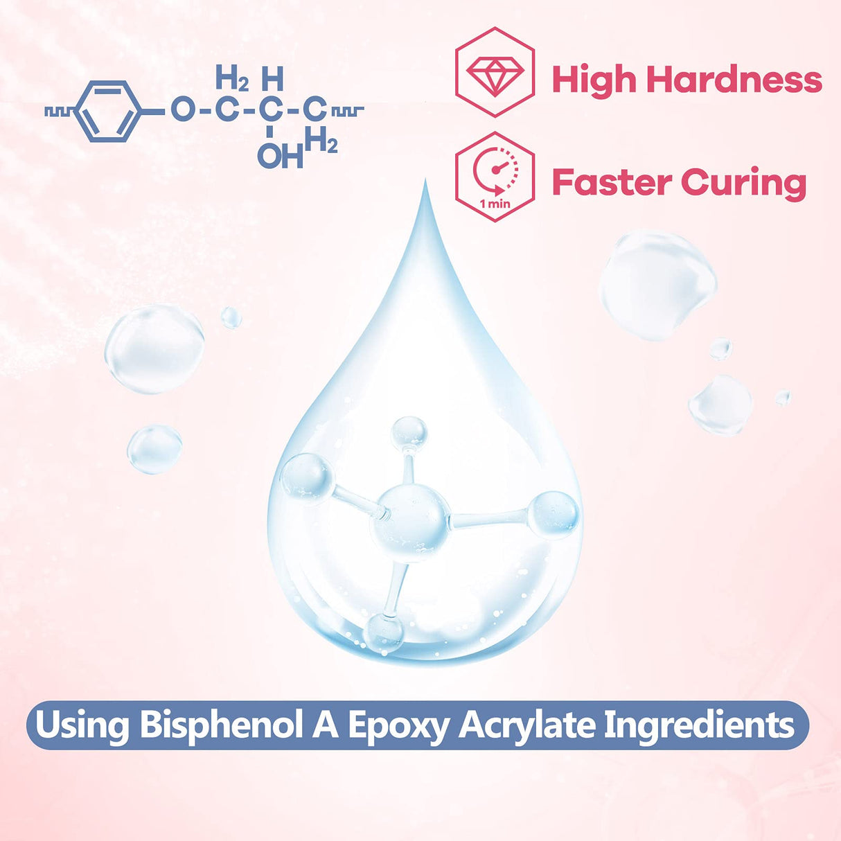 YIEHO UV Resin-200g Upgraded Crystal Clear Hard UV Curing Epoxy Resin Starter Supplies for Craft Jewelry Making YIEHO