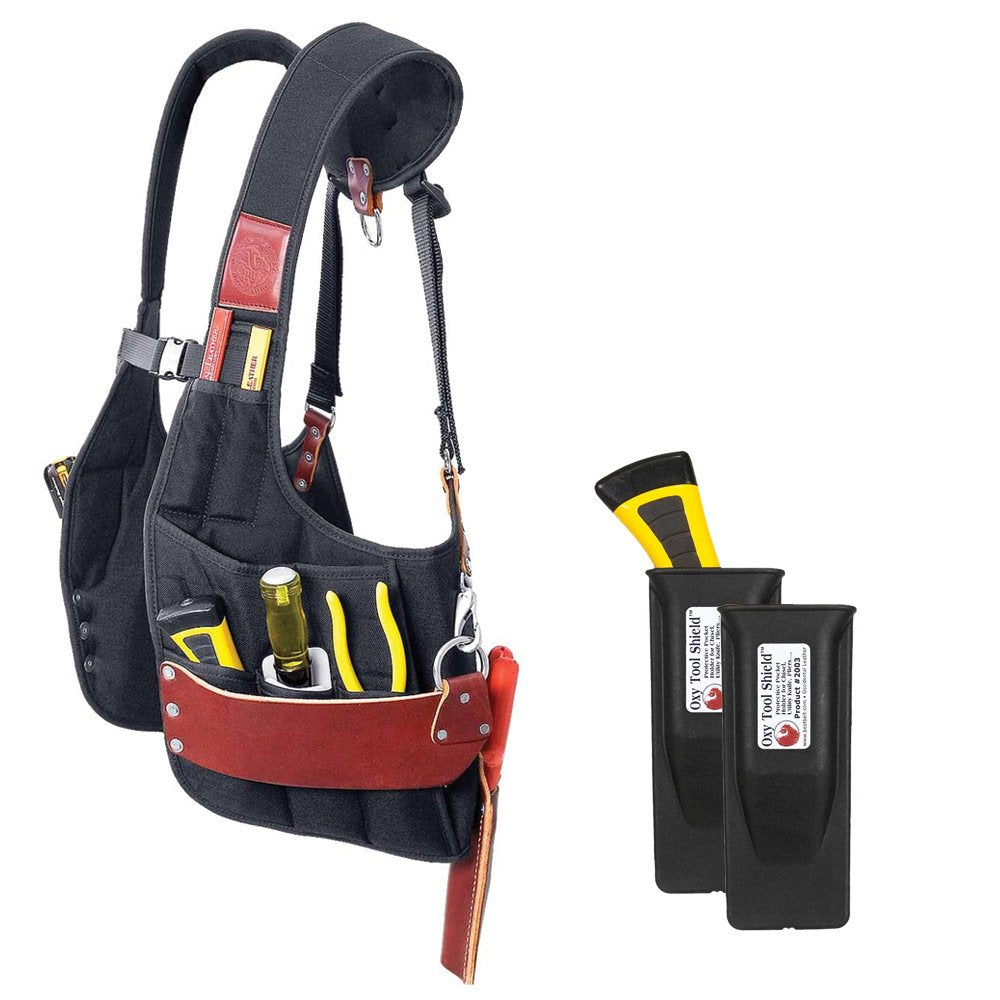 Occidental Leather 2500 Stronghold SuspendaVest Bundle w/ (2) Pack 2003 Oxy Tool Shield (3 Pieces) Occidental Leather