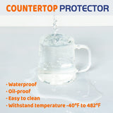 Warome Silicone Mat,47"x 23.6" Silicone Mats for Kitchen Counter, Waterproof Heat Resistant Mat, Extra Large Countertop Protector, Nonstick Baking Warome