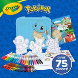Crayola Pokémon Squirtle Coloring Art Case, 71+ pcs., Coloring Pages and Markers, Gift for Kids, Ages 4, 5, 6, 7, 8 Crayola