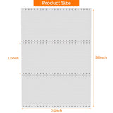 TORACK 3Pcs Metal Pegboard Panels for Wall Garage Utility Tools Pegboard Storage System for Workbench, Shop, Shed Modular Peg Board Organizer Board TORACK