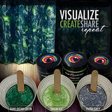 Mica Powder Pigment “Dark Ocean Green” (50g) Multipurpose DIY Arts and Crafts Additive | Woodworking, Natural Bath Bombs, Resin, Paint, Epoxy, Soap, Eye Candy