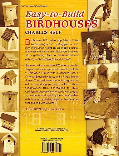 Easy-to-Build Birdhouses (Dover Crafts: Woodworking)