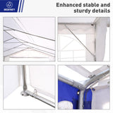 GREEN PARTY 20x40FT Party Tent Heavy Duty, Large Wedding Event Shelters with 7 Carry Bags & Removable Sidewalls, Outdoor Canopy Gazebo Commercial GREEN PARTY