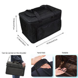 Art Supplies Organizer Bag Craft Tool Storage Tote Carrying Case Artist Travel Carrier Waterproof Paint Box Foldable For Drawing Painting Large Generic