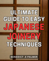 Ultimate Guide to Easy Japanese Joinery Techniques: Master the Art of Traditional Japanese Woodworking with this Comprehensive Guide WoodArtSupply