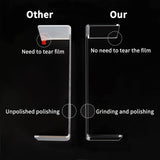 HIIMIEI Acrylic Display Riser, 6 Pcs 9" Large Acrylic Risers, Clear Rectangular Display Shelf for Cupcake Stand, Tiered Display Stand for Gemstone, HIIMIEI