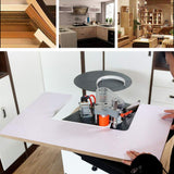 Edge Bander, Benchtop Woodworking Edge Banding Machine, Double-Sided Gluing, 1200W Automatic Curve Straight Edge Bander Edge Banding Tools for ABS, HAOREBAIYU