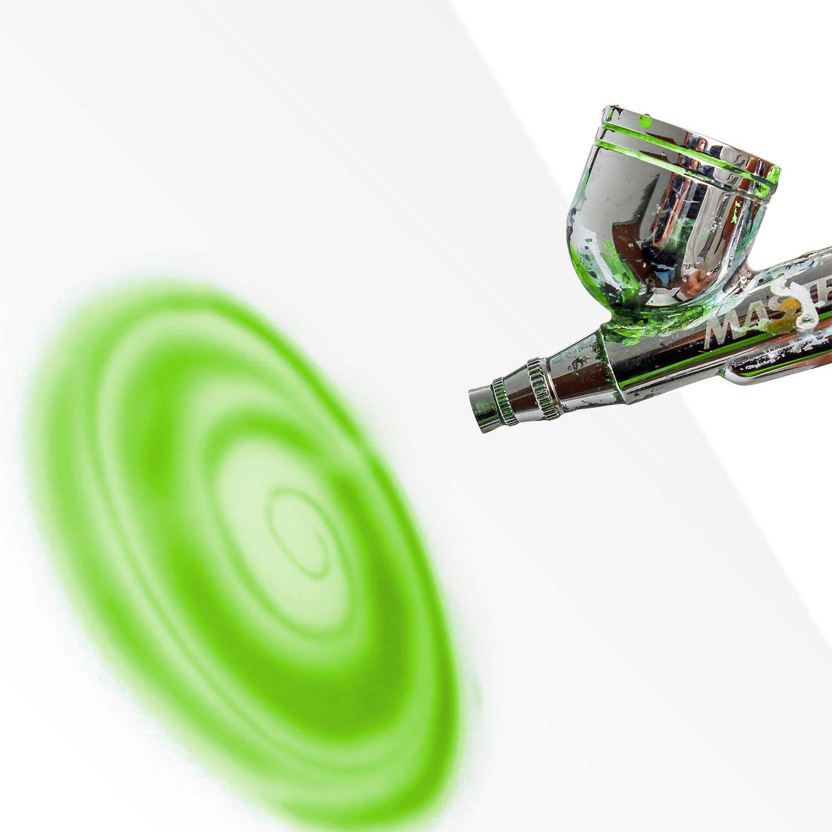 U.S. Art Supply Neon Green Fluorescent Special Effects Acrylic Airbrush Paint 8 oz. U.S. Art Supply