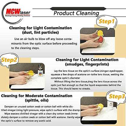 MCWLaser CO2 Laser Lens PVD ZnSe Dia: 20mm FL: 2"/50.8mm for Co2 Laser Engraver Cutter 40W 50W 60W 80W 100W - WoodArtSupply