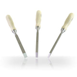 Professional Woodworking Cabinetmakers Mortise Chisel set Chrome-Vanadium Steel with Hornbeam Handles for Carpentry, Woodworking, Carving, Craftsman, MKC