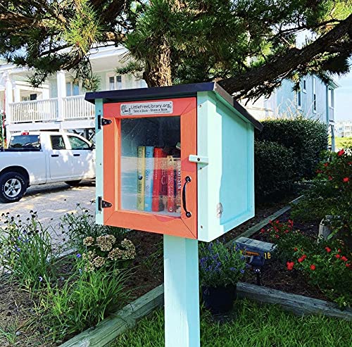 LITTLE FREE LIBRARY® Unfinished Kit with Official Charter Sign and World Map Access Included, Amish Crafted in America, Share Books, Support the LITTLE FREE LIBRARY
