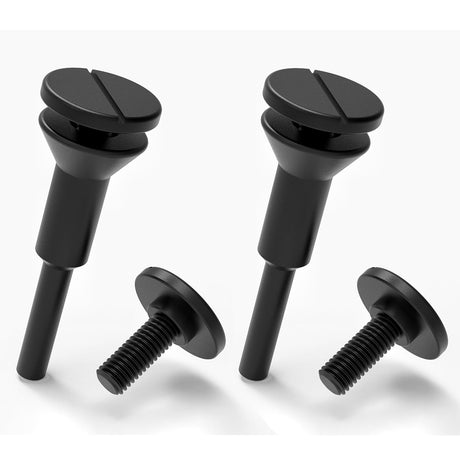 PRETEC 2 Set Cut Off Wheel Mounting Mandrel 1/4" & 3/8" Arbor Hole with 1/4" Shaft Stem for Die Grinder Accessories Drill Rotary Tool PRETEC