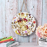 Sublimation Blank Wooden Door Hanger Unfinished Blank Sign Door Hanger Sublimation Round Door Hanger for St Patrick's Day DIY Decoration Jetec