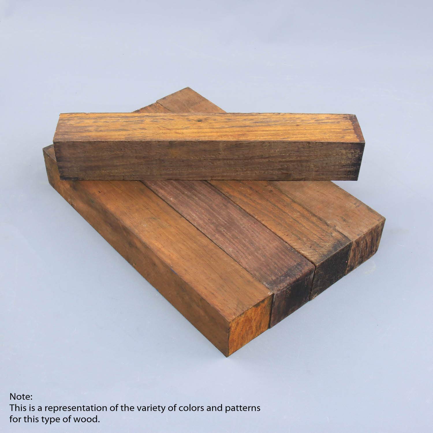 Legacy Woodturning, Cocobolo Wood Turning Blank, 2" x 2" x 12", 5 Pack Legacy Woodturning