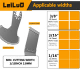 LEILUO Oscillating Multi Tool Blades 6 Pack Diamond Multitool Blades Kit for Grout Removal Fit DeWalt Milwaukee Makita Ryobi and More LEILUO