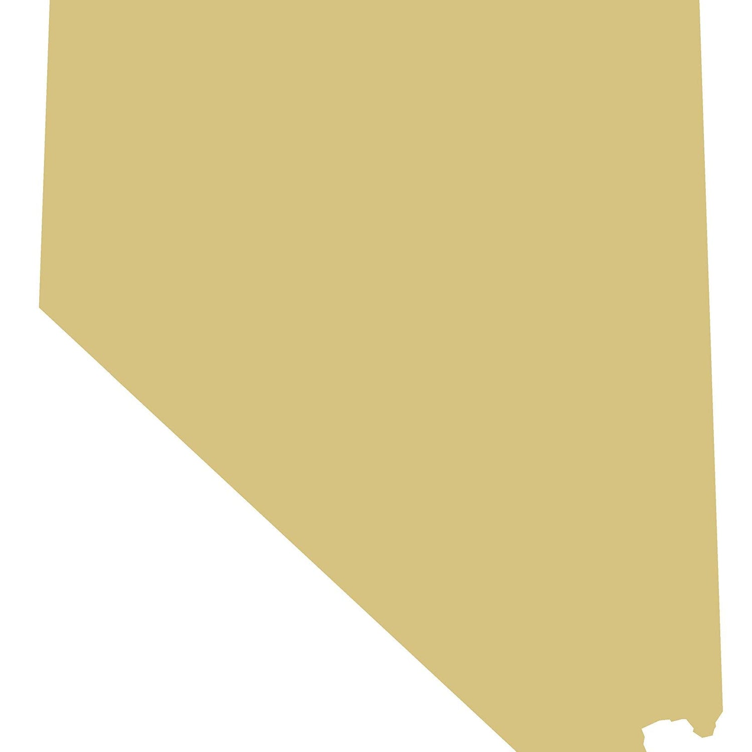 Nevada Cutout Unfinished Wood State Home Decor Everyday Sports Door Hanger MDF Shape Canvas Style 1 (12") Diverse Woodworking