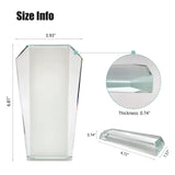 Ismosm Sublimation Blanks Products Crystal Plaque Blank Tabletop Decor Decorative Signs Award Plaque Custom Photo Picture Frame DIY Gifts with Gift Ismosm