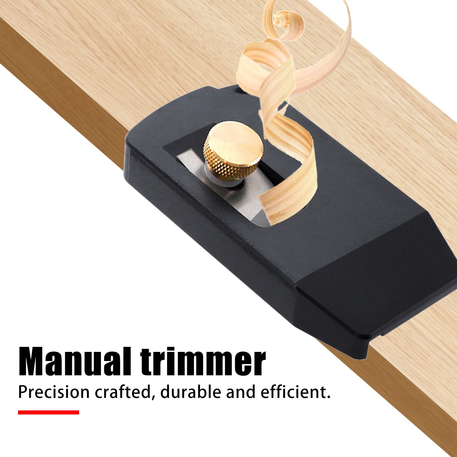 CDIYTOOL Edge Trimmer Manual Tools Aluminum Alloy,PVC Edge Binding Scraper,Woodworking Hand Planer Knife HSS Blades Sealing Trimming Scraper Binding - WoodArtSupply