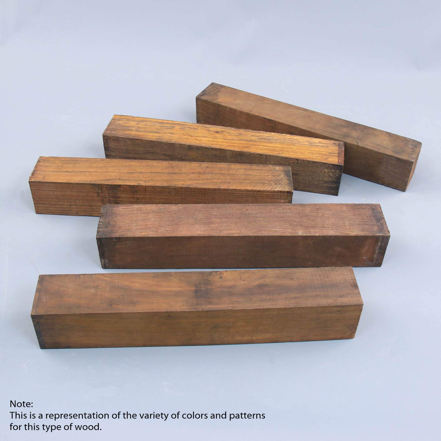 Legacy Woodturning, Cocobolo Wood Turning Blank, 2" x 2" x 12", 5 Pack Legacy Woodturning