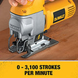 DEWALT Jig Saw, Top Handle, 5.5-Amp, Corded (DW317K) DEWALT