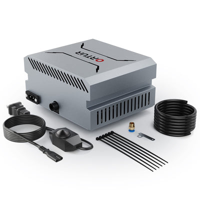 ORTUR Air Assist for Laser Cutter, Powerful 0-50L/min Air Assist Pump for ORTUR Laser Master 3 and Laser Master 2 Pro LF, Laser Module Protection,