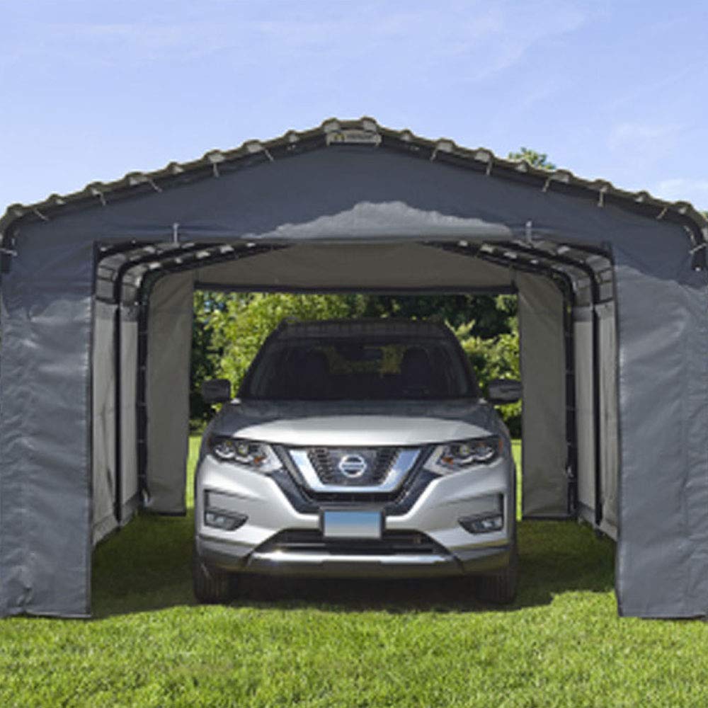 ARROW, Fabric Enclosure Kit for 12 x 20-ft Arrow Carports (Metal carport not included) Arrow
