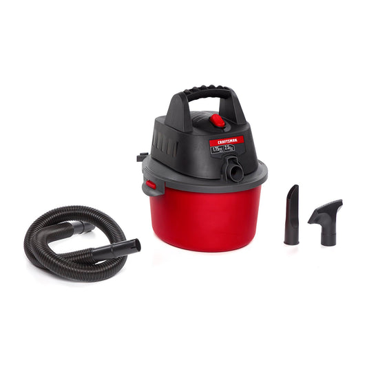 CRAFTSMAN CMXEVBE17250 2.5 Gallon 1.75 Peak HP Wet/Dry Vac, Portable Shop Vacuum with Attachments - WoodArtSupply