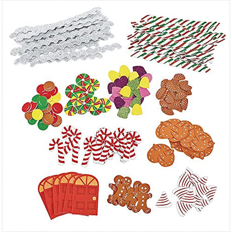 Colorations Decorating Kit for Gingerbread House (Item # GINGBITS) - WoodArtSupply