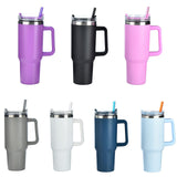 ALINK 10 Pack Color Replacement Straws for Stanley 40 oz 30 oz Tumbler, 12 in Long Reusable Plastic Glitter Straws for Stanley Cup Accessories, Half ALINK