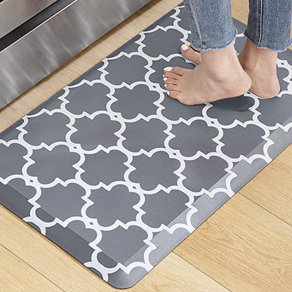 KOKHUB Kitchen Mat,1/2 Inch Thick Cushioned Anti Fatigue Waterproof Kitchen Rug, Comfort Standing Desk Mat, Kitchen Floor Mat Non-Skid & Washable for