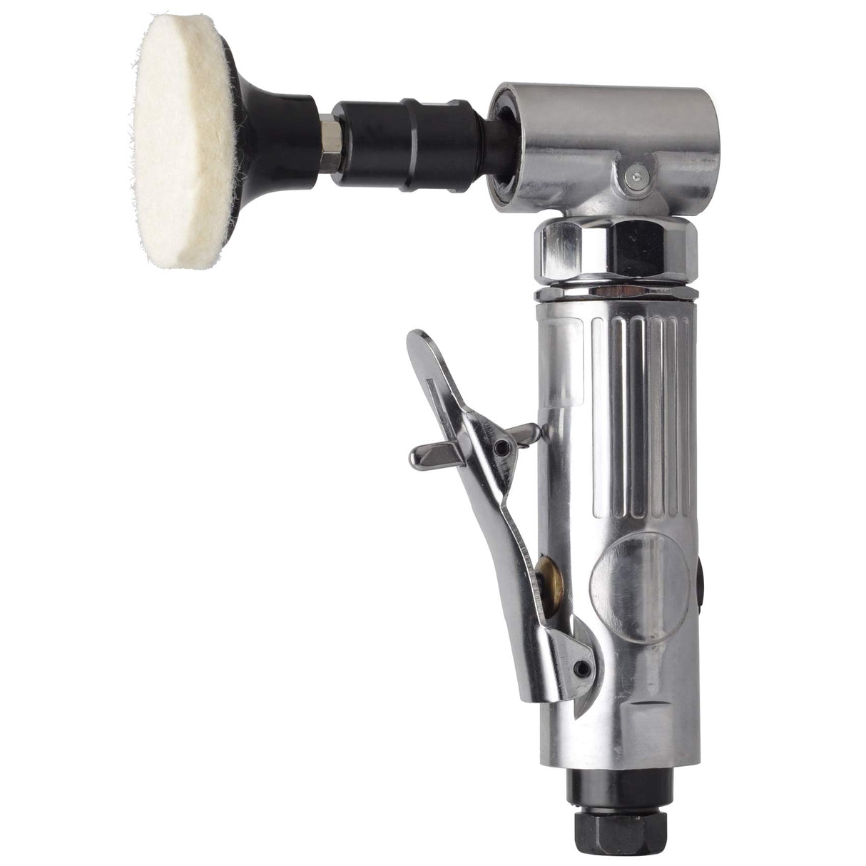 TOOLPEAK 1/4 inch angle air die grinder with 22 pcs 2-inch roll lock sanding discs, polished color angle pneumatic die grinder, air die grinder kit WoodArtSupply