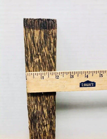 Black Palm Spindle Blanks, Turning Wood, Square Wood Blanks, Lathe 2" X 2" X 12" Suitable Wood Pieces for Wood Crafts and Projects