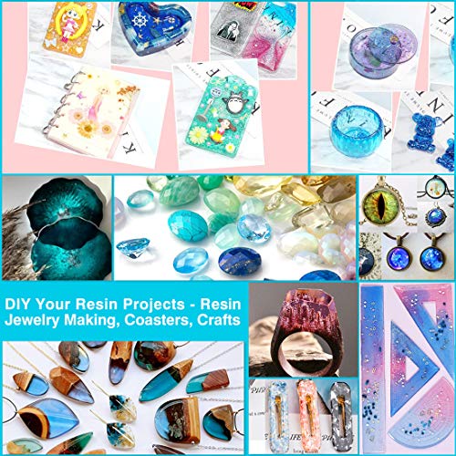 12 Colors Epoxy Resin Color Dye Colorant Liquid Epoxy Resin Pigment,10ml Each,Translucent Miraclekoo