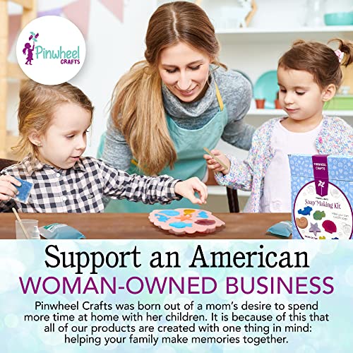 Pinwheel Crafts Soap Making Kit for Kids - Make Your Own Soap Science Kits for Kids -DIY Soap Making Supplies - Science Kits for Kids 4-6 and Up, Pinwheel Crafts