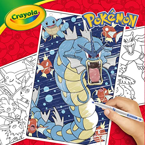 Crayola Pokémon Imagination Art Set (115pcs), Kids Art Kit, Includes Pokemon Coloring Pages, Pokemon Gifts for Kids, Ages 5+ Crayola